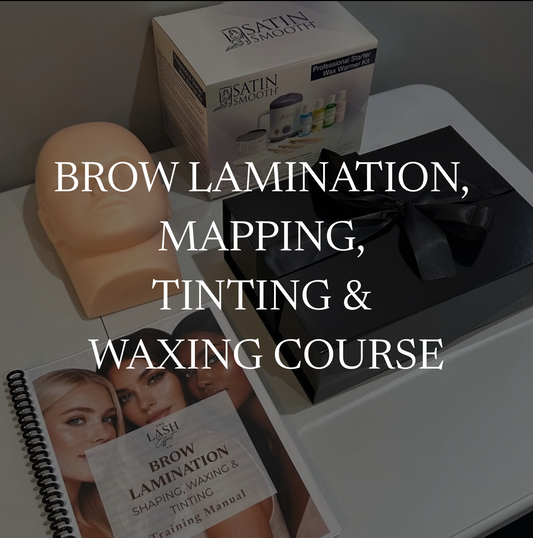 1-on-1 Brow Lamination, Mapping, Waxing, & Tinting Training Course