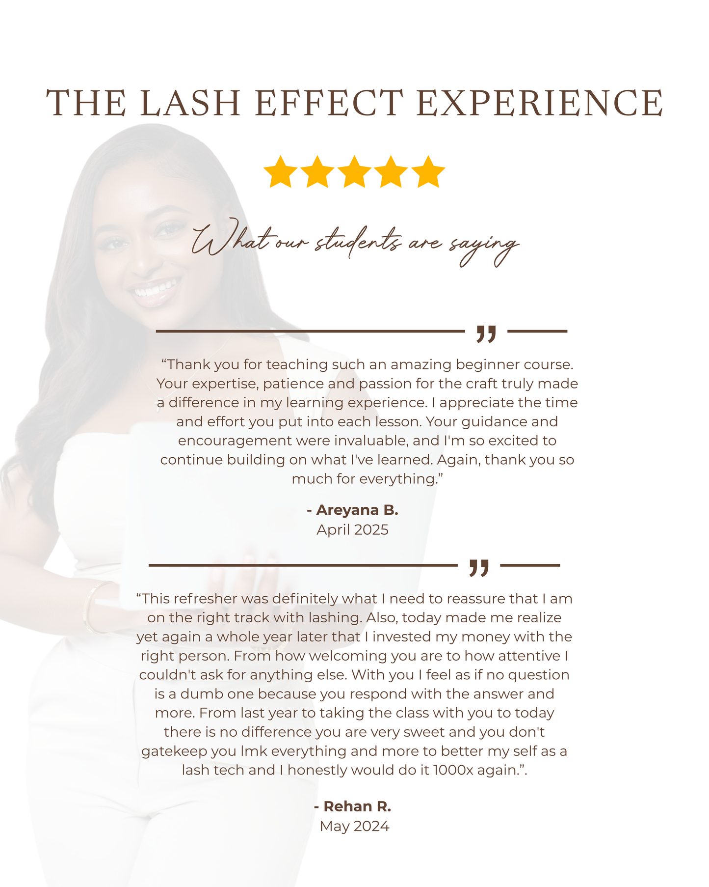 “LASH IN THE CITY” October 3-4 Group Class
